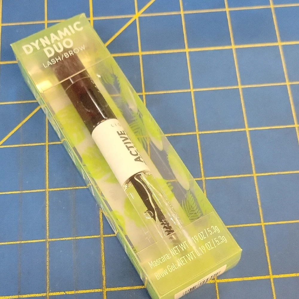 Lique Active Beauty Dynamic Duo Lash/Brow Gel - Black  New Sealed Box